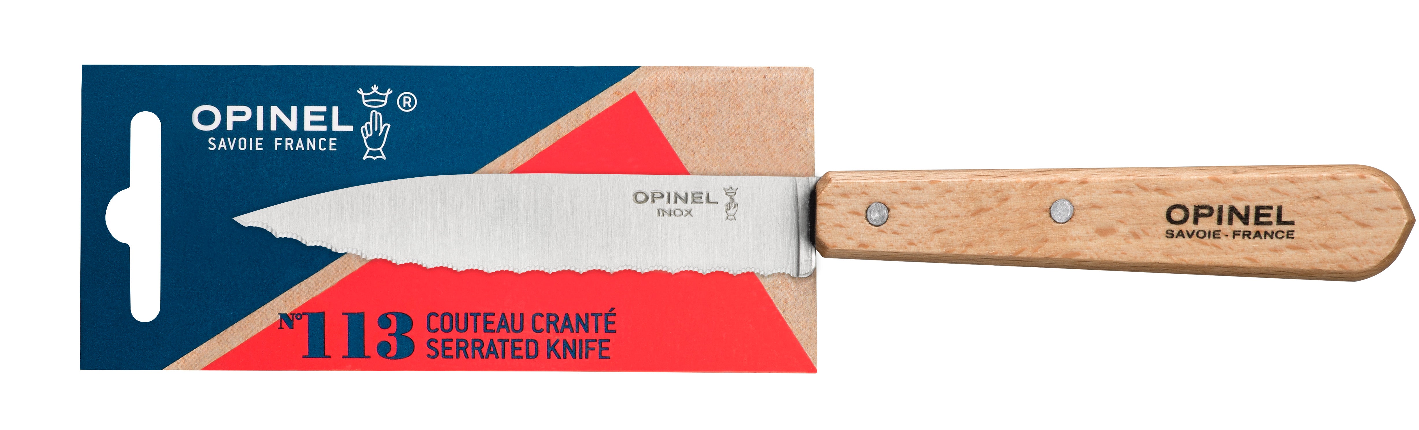 Opinel - Couteau cranté - Gamm vert