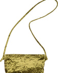 Sac pochette en velours ZILLA