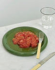 Assiette Barro hay verte diamètre 18cm