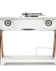 Face avant de l'enceinte table meuble