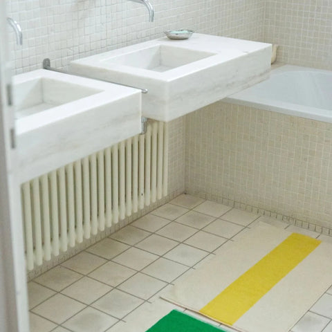 TAPIS de bain suite 702 vert/jaune
