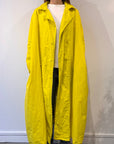 Trench couleur Jaune néon en polyamide
