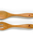Couverts à salade en bois d'olivier