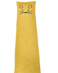 Bouillote souris jaune sur fond blanc