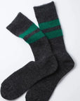 Chaussettes rototo pour homme en mohair, anthracite