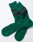 Chaussettes rototo pour homme en mohair, vert