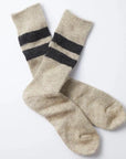 Chaussettes rototo pour homme en mohair, gris