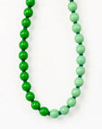 Porte-Clés long en perles - bois peint
