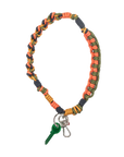 porte clef marron kaki et bleu marine
