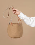 Sac-seau Mifuko S en papier tressé – fait main au Kenya