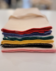 Lot de 6 serviettes de couleurs