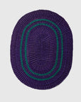 Set de table violet / vert