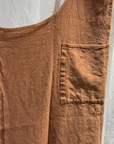 Tablier couleur terracota