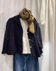 veste coton sur mannequin fond blanc