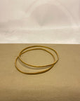 Jonc martelé en or 18k