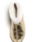 Chaussons montants en cuir GOLD