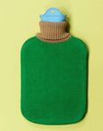 Bouillotte avec housse tricotée