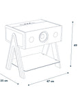 Cube Chêne / Corian
