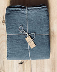 Grand coussin en lin coloris divers