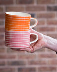 Mug Sgrafitto - Coloris divers