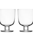 Verres à pieds empilables de la maison finlandaise Iittala.