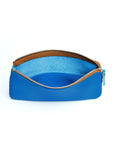 Grande pochette zippée en cuir
