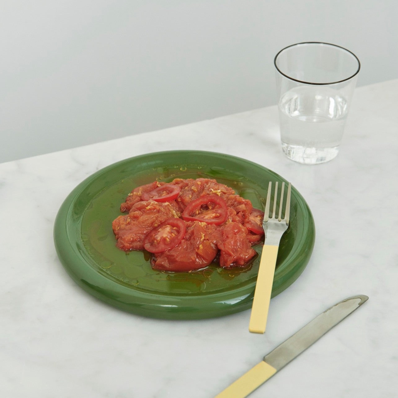 Assiette Barro hay verte diamètre 18cm