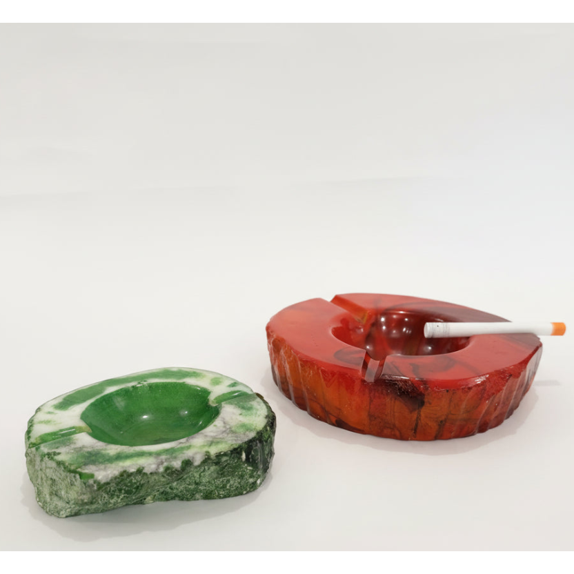 Cendrier vintage en albatre par Romano Bianchi, Italie, 1970s