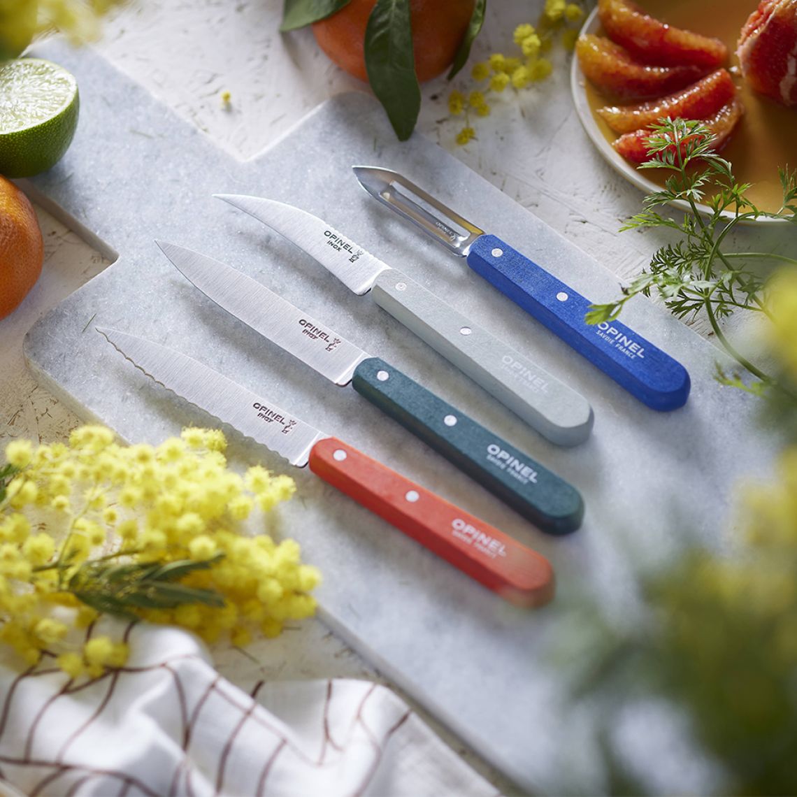 Coffret de couteaux de la célèbre marque Opinel.