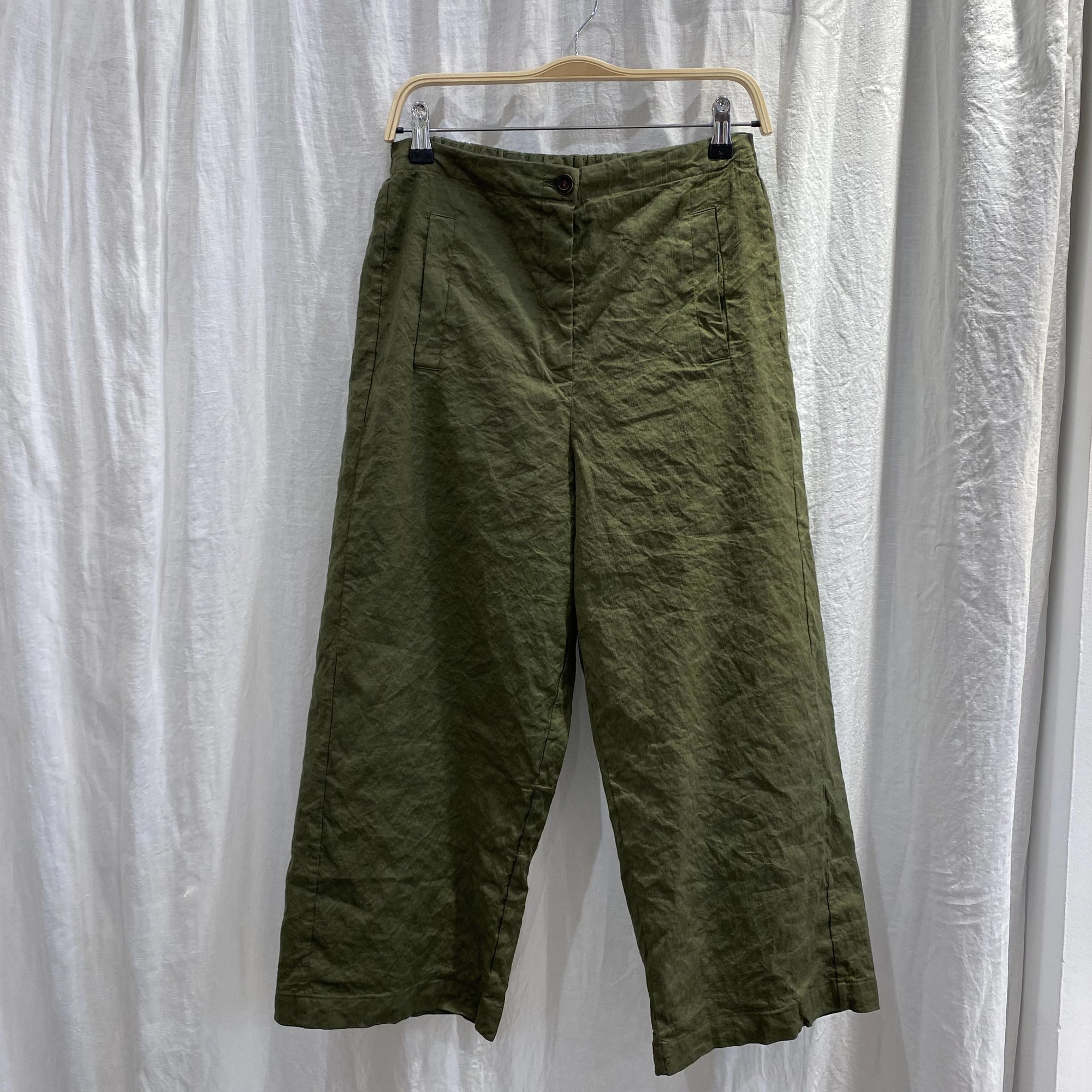 Pantalon en coton toile crinkle Hannoh