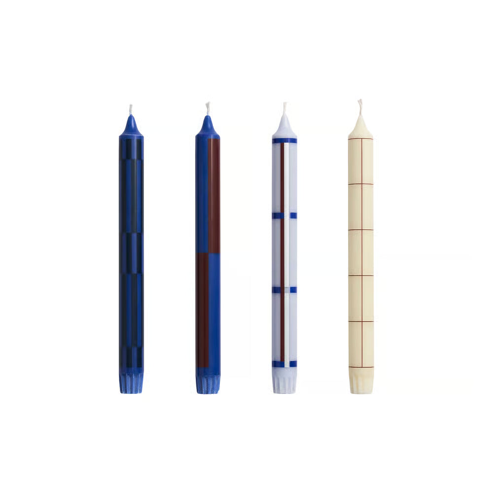 Bougies Pattern - HAY - lot de 4