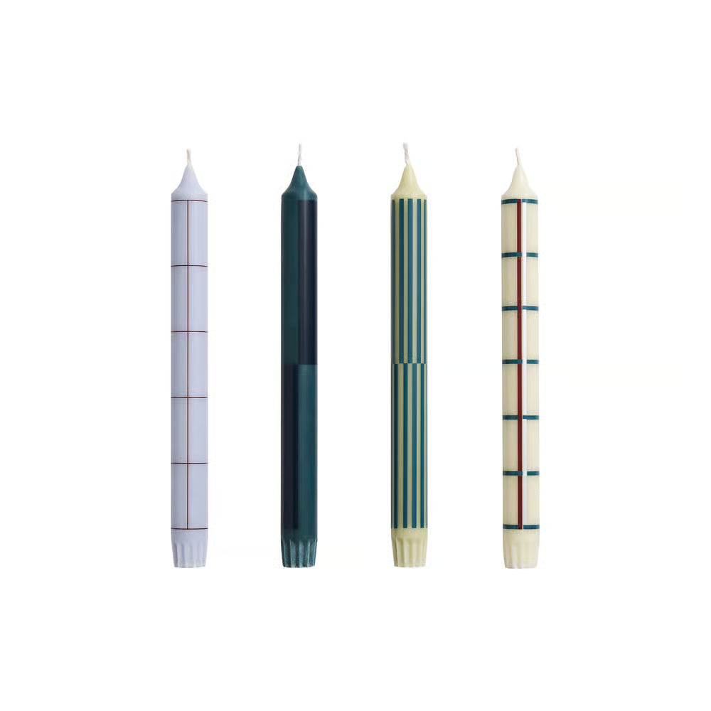 Bougies Pattern - HAY - lot de 4
