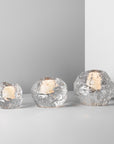 Ensemble de photophores en verre