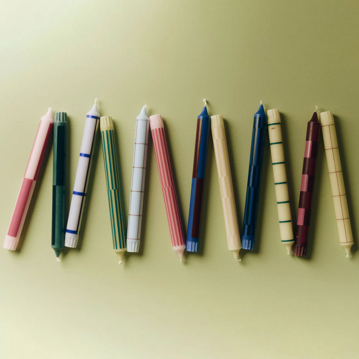 Bougies Pattern - HAY - lot de 4