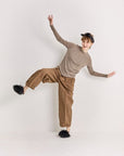 Pantalon ample en toile - Véritécoeur