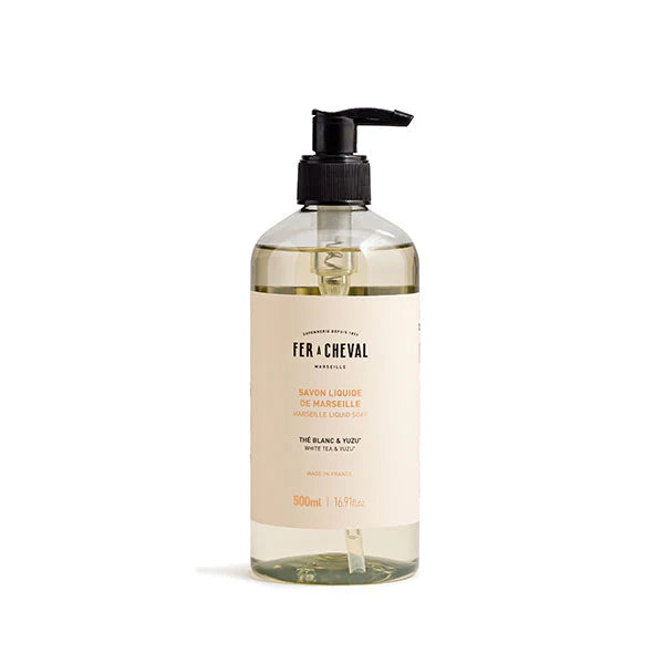 Savon liquide de Marseille parfumé Thé Blanc et Yuzu