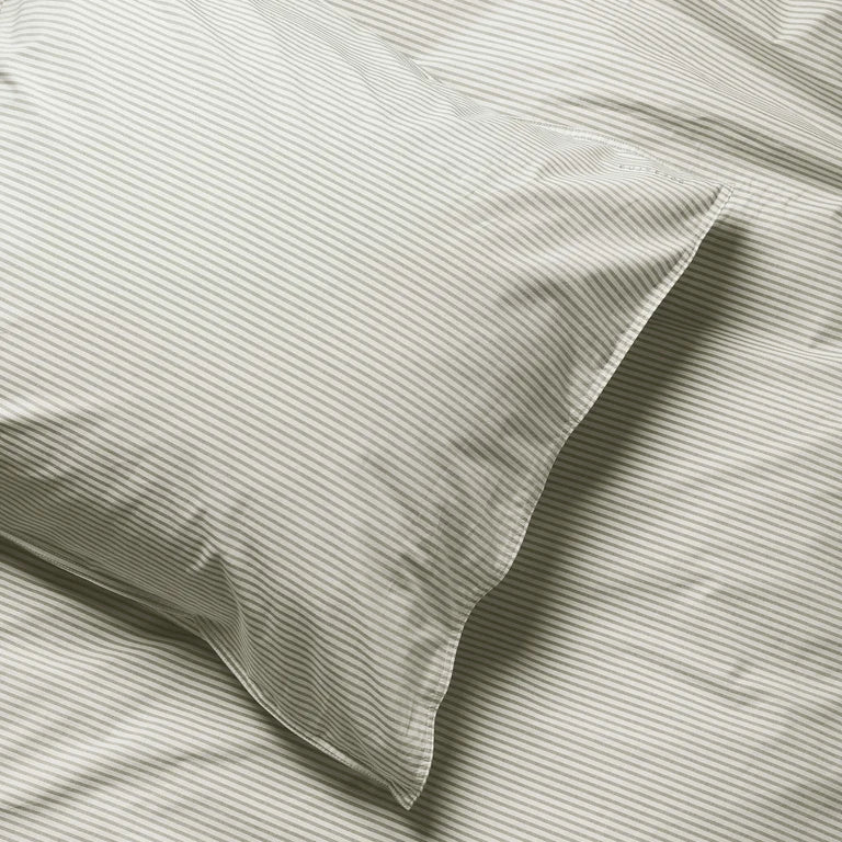 Taie d'oreiller rayé percale de coton - Suite 702