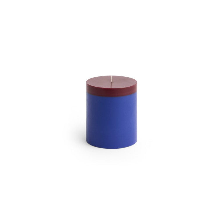 Bougie Silo HAY colorées bleue et bordeaux