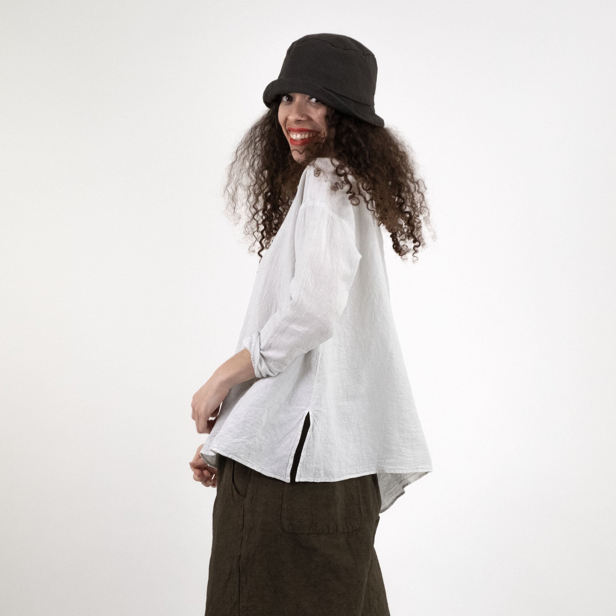Chemise ample Manuelle Guibal en lin