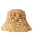 Chapeau en papier crocheté 