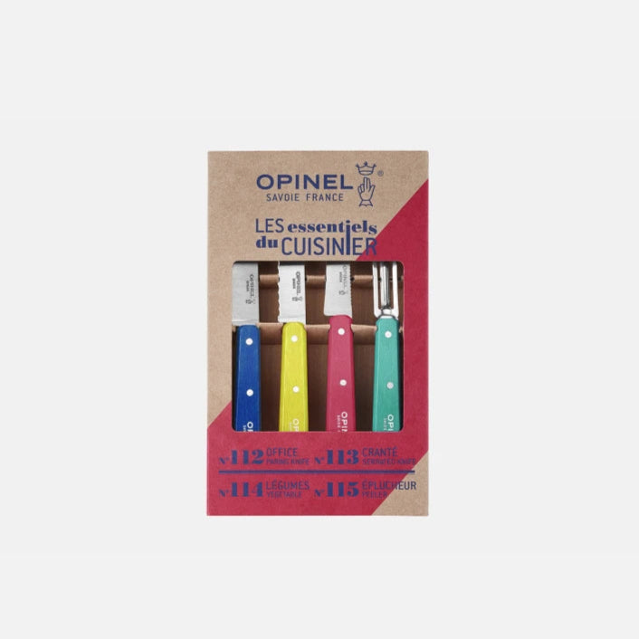 Set de 4 essentiels Opinel couleur Pop