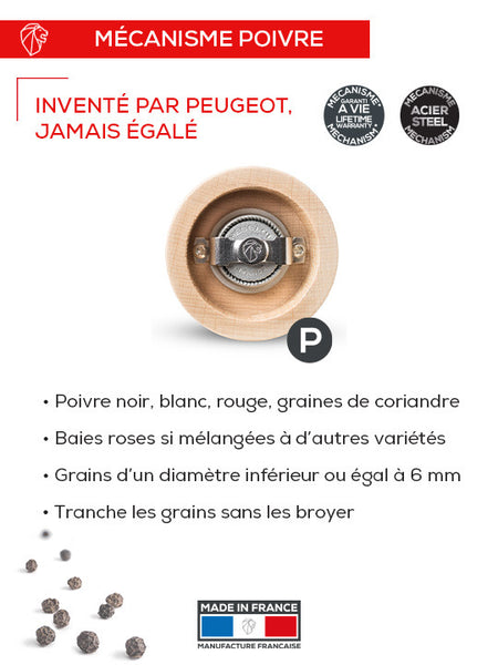 Moulin à poivre Peugeot - Paris bois naturel