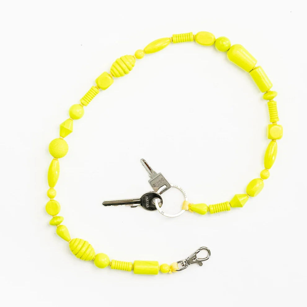 Porte clefs jaune Ina Seifart