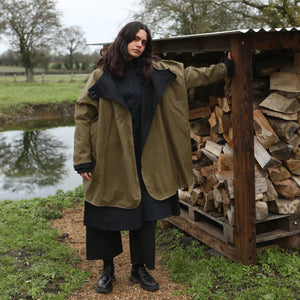 Batwing Coat Sable