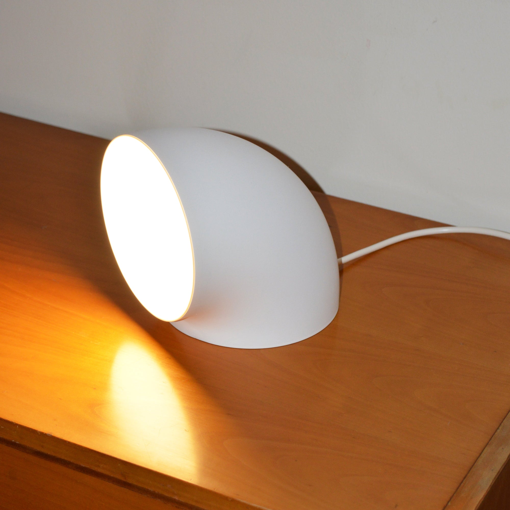 Lampe blanche en situation