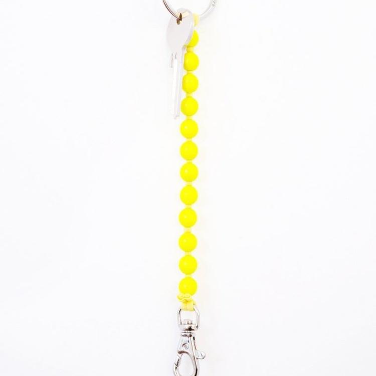 Porte clé jaune