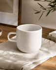 Grand mug ACME Bobby 400 ml en porcelaine – blanc