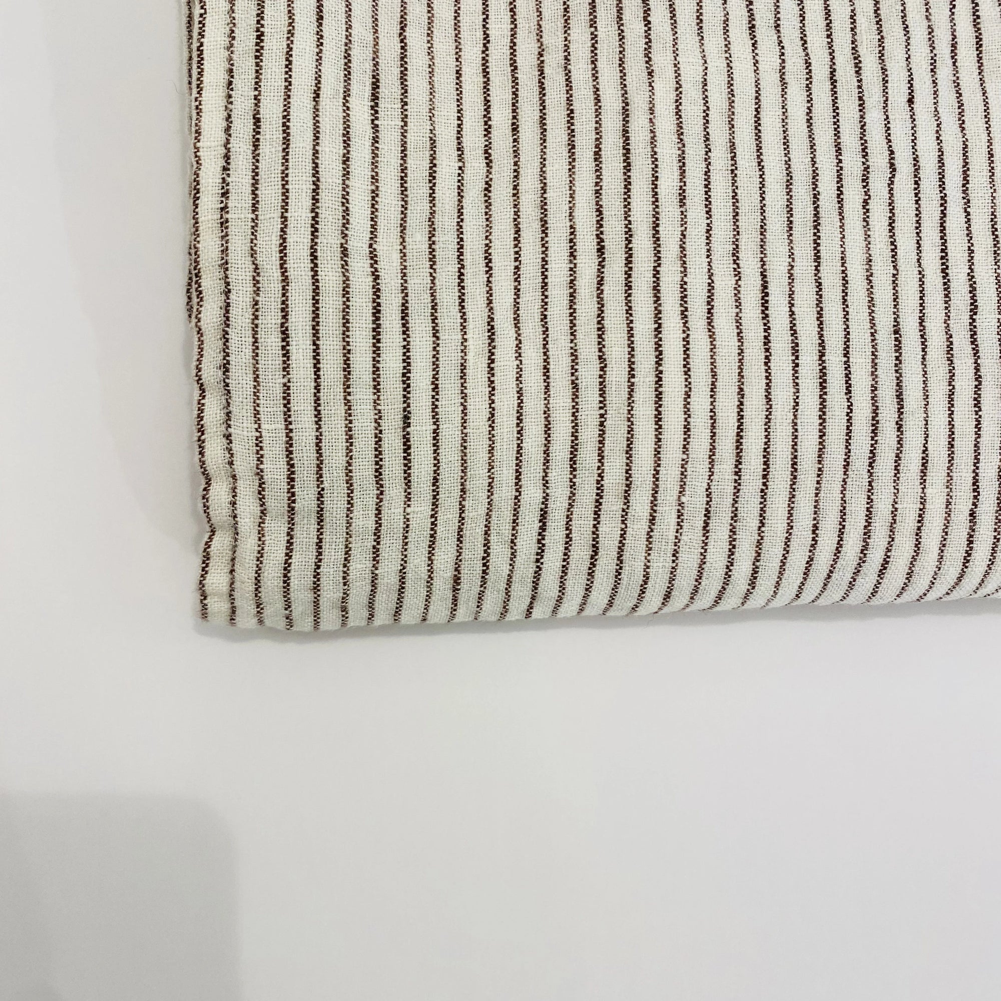 Nappe rayure chocolat