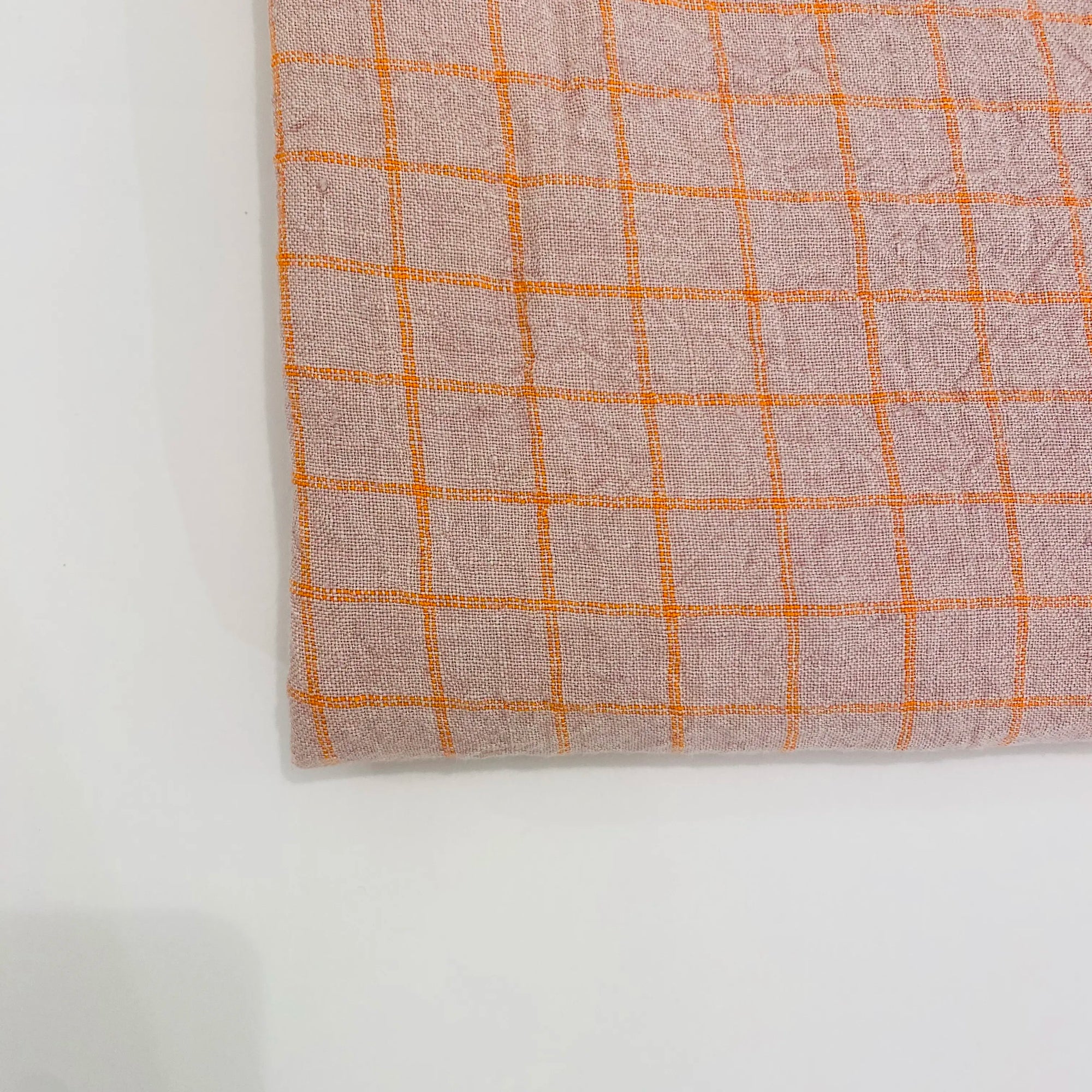 Nappe parme carreau orange