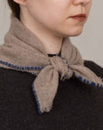 Foulard en cachemire Noma - Oat & Rice